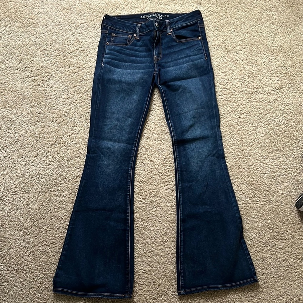 American Eagle Boho Flare Jeans Size 8